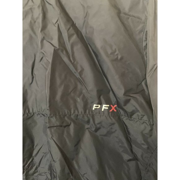 Izod Perform X Windbreaker Men’s Sz L Black - Picture 8 of 8